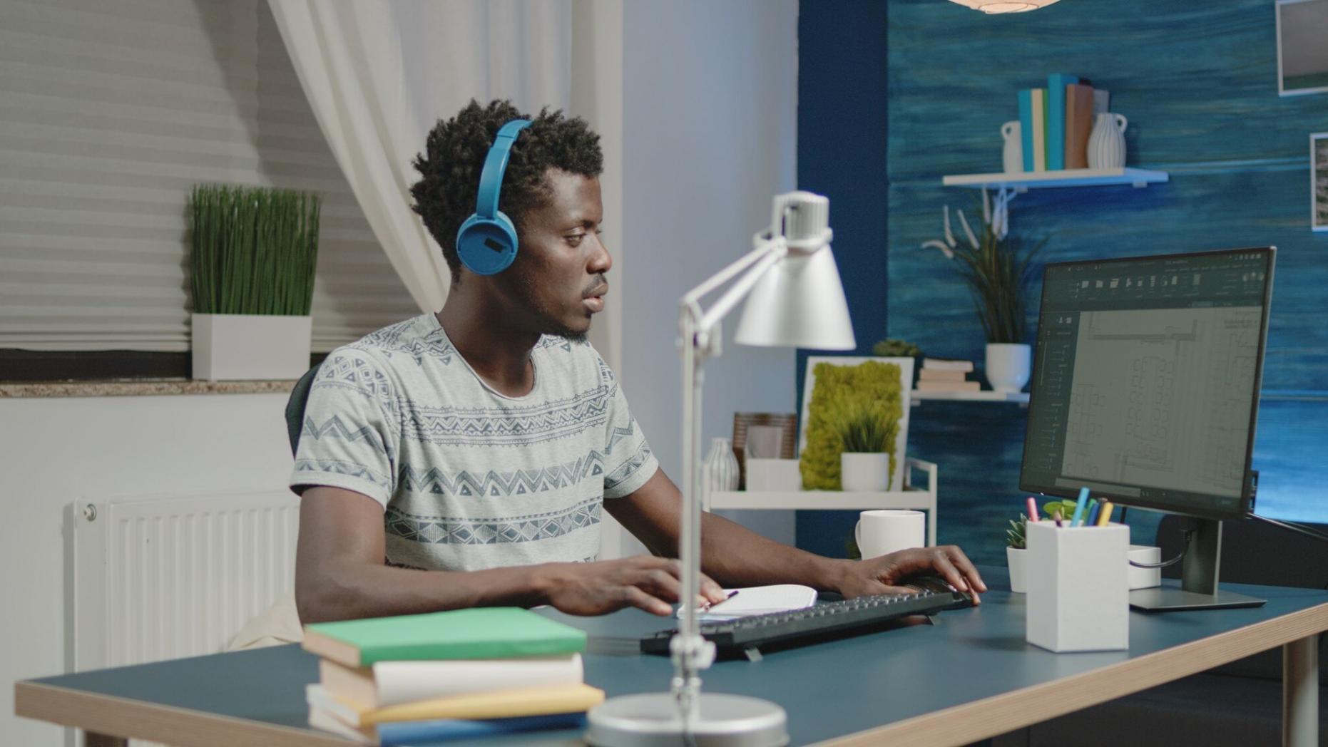 Professional trading setup with advanced charting software and market indicators